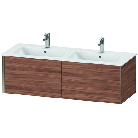 Duravit Xviu Wall-Mounted Vanity Unit Natural Walnut XV40290B179